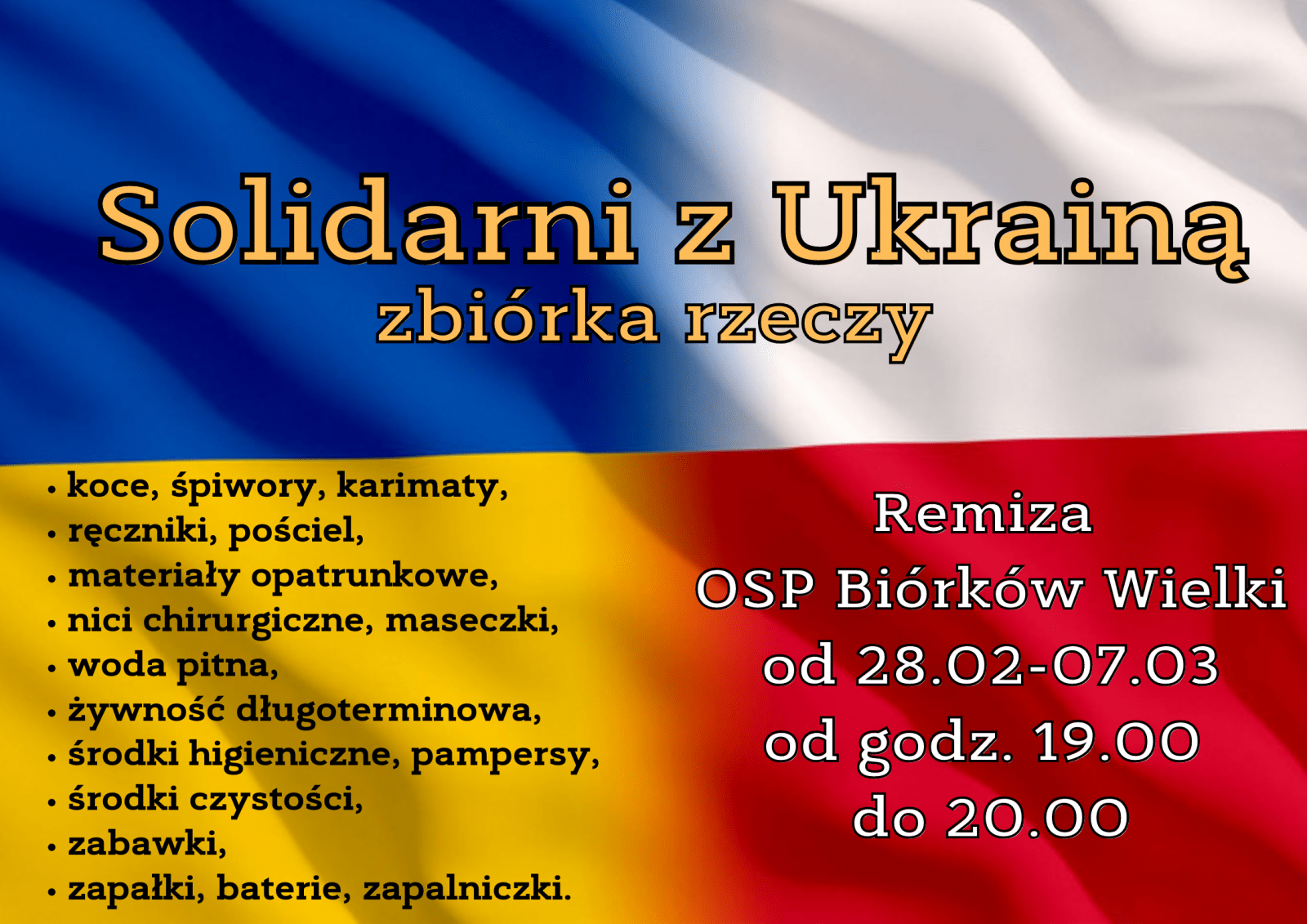 Solidarni z Ukrainą